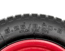 Колесо тачки "8" 3.25/3.00-8 під вісь Ø20 фото westvelo.com