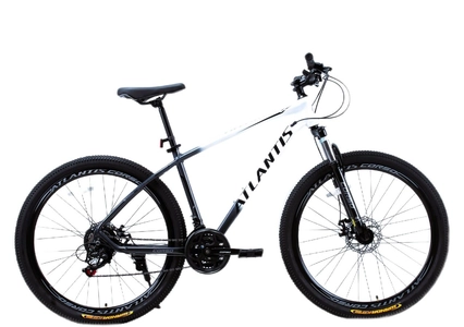 Велосипед 27.5 AL Corso «ATLANTIS» AL-27558 алюміній 17", (к-т SHIMANO) чорно-білий