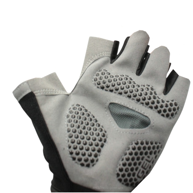 Рукавиці "XL" (22-23 см) HONGMAILONG GEL сірі (357) фото westvelo.com