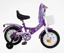 Дитячий велосипед 12 ST Corso «MAXIS» CL-12170 фіолетовий фото westvelo.com