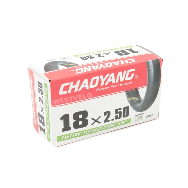 Камера 18-2.50 CHAOYANG на моноколесо, електровелосипед, кривий ніпель фото westvelo.com