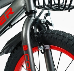 Дитячий велосипед 16 Corso «WINNER» WN-16228 сіро-червоний