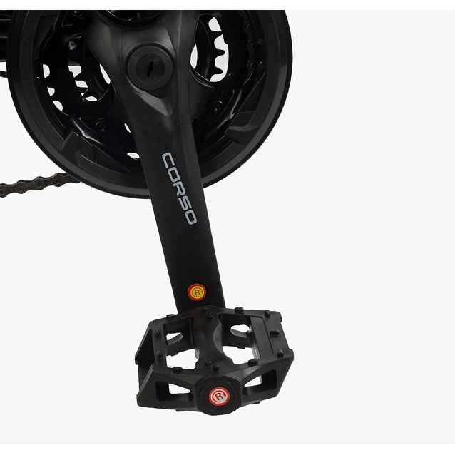 Велосипед 29 AL Corso «PROJECT» T-29077 алюміній 17", (к-т SunRun) чорно-помаранчевий фото westvelo.com