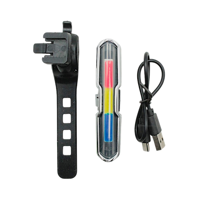 Мигалка usb зад. 0306 "POLICE" (150lm) Type-C, 5 режимів фото westvelo.com