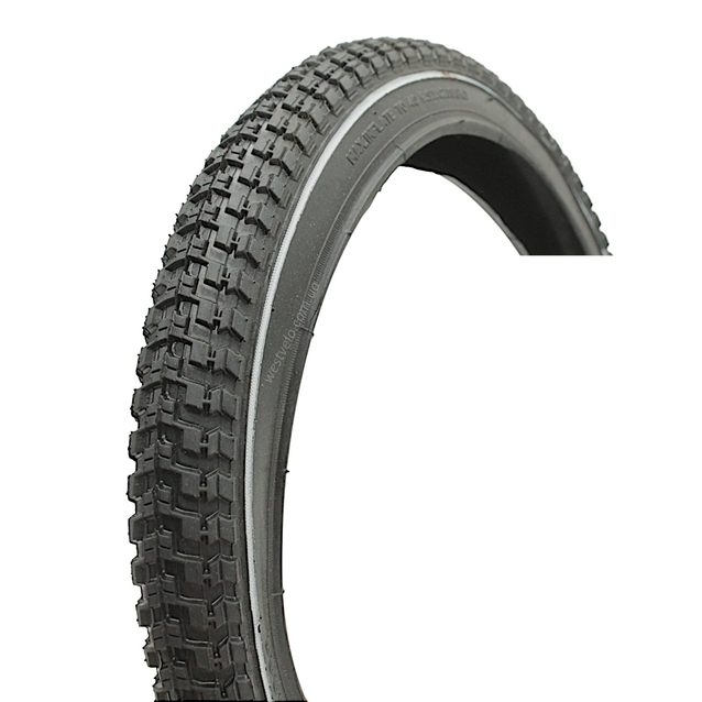 Покришка 16-2.125 біла смуга Китай, напів-шип фото westvelo.com