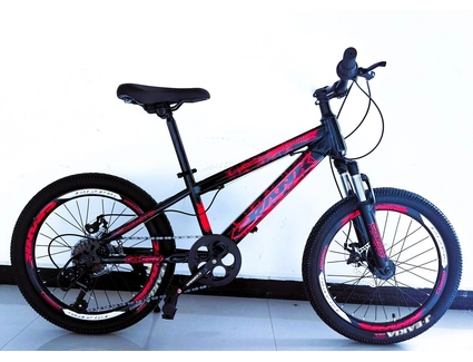 Велосипед 20 ST Corso «CRANK» CR-20700 сталь 11", (к-т SHIMANO) чорно-червоний