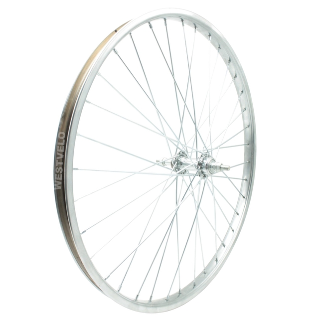 Колесо 26 зад, обід нікель, спиця 3мм, вт. ST. на віночках фото westvelo.com