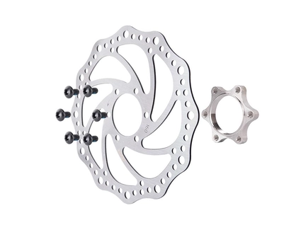 Гальмівний диск (ротор) Ø160мм різьбовий з фланцем (тип 1)