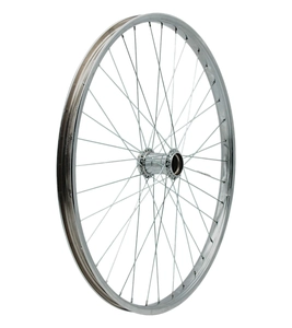 Колесо 24 (540) зад, обід нікель, спиця 2мм, стакан