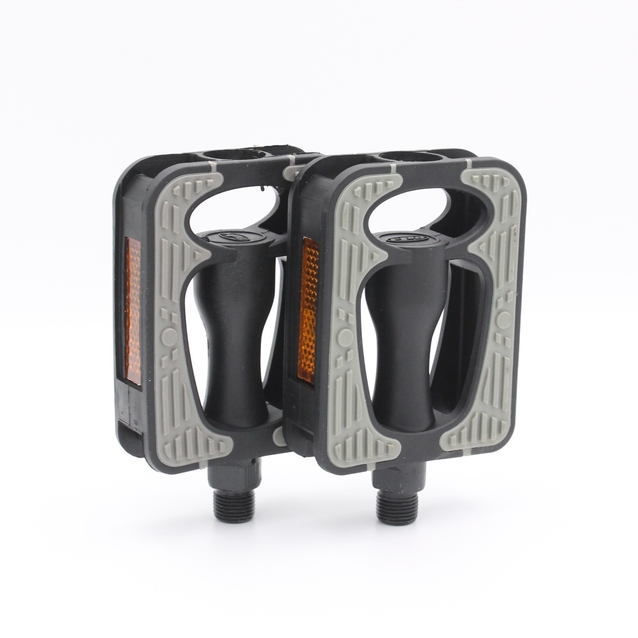 Педалі пластик FPD-340 чорно-сіра (Тайвань) фото westvelo.com