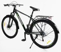 Велосипед 29 ST Corso «FISHER» FS-31182 сталь 19", (к-т SHIMANO) чорно-салатовий фото westvelo.com