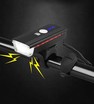 Фара usb + сигнал StVZo HJ-062 з датчиком світла, AL корпус 300 LM . Type C фото westvelo.com