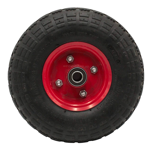 Колесо тачки "4" 4.10/3.50-4 під вісь Ø16 фото westvelo.com