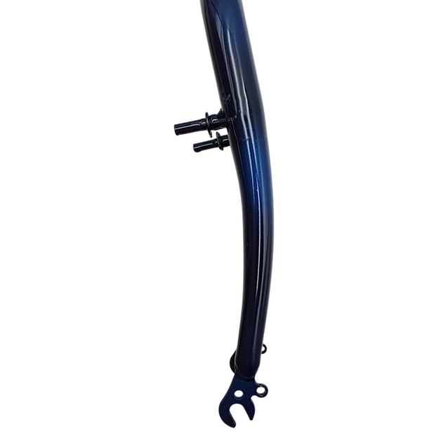 Вилка 22 сталева з кріпленням V-brake темно-синя, шток L-200mm р.з L-95mm фото westvelo.com