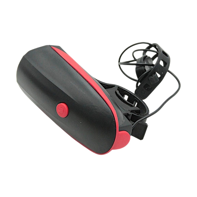 Фара usb + сигнал №058 FY-058 (7588) (250lm) фото westvelo.com