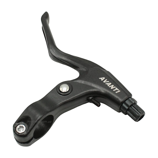 Ручки гальмівні AVANTI алюмінієві чорні фото westvelo.com