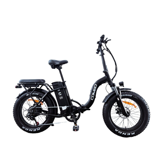 Електрофетбайк 20 AL Corso «COMBO» CM-35628 алюміній складний, двигун 750W, акумулятор 48V 20Ah літієвий, (к-т SHIMANO) чорний + провід фото westvelo.com