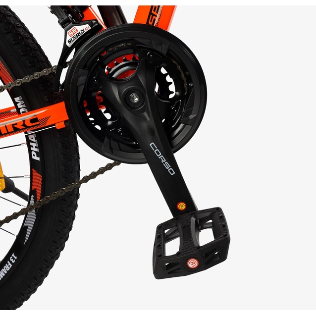 Велосипед 26 ST Corso «PHANTOM» PH-26847 сталь 13", (к-т SunRun) помаранчевий фото westvelo.com