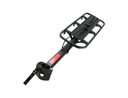 Багажник консольний на трубу сідла, алюміній H-18 з підпорами (ексцентрик)