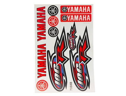 Наклейки "Yamaha JOG" 7068В 11шт (26х17см)