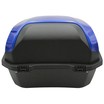 Кофр (багажник) для мотоцикла задній ROBIK 48 (390х390х290) 48L "JSBM" глянцевий, синій фото westvelo.com