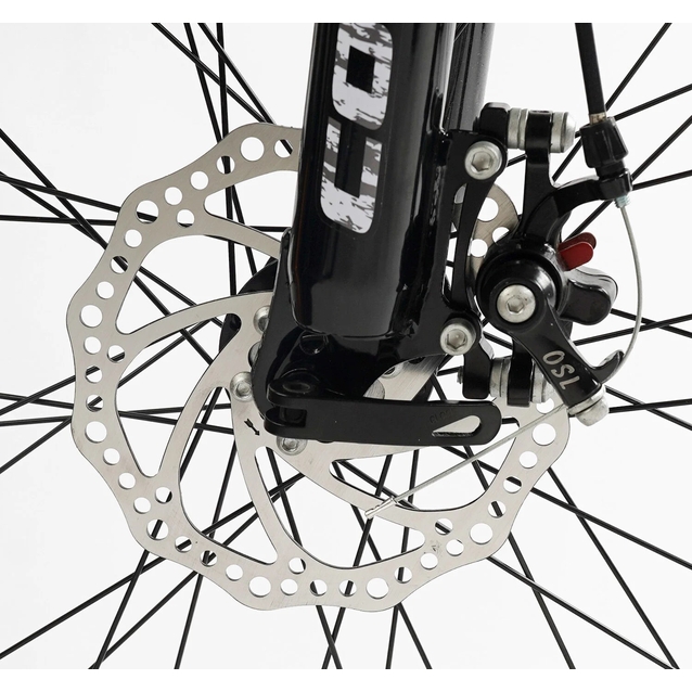 Велосипед 27.5 ST Corso «REND» RD-75590 сталь 15", (к-т SHIMANO) чорний фото westvelo.com