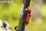 Мигалка зад №918 DC-918, з акумулятором, на usb зарядку,червона фото westvelo.com