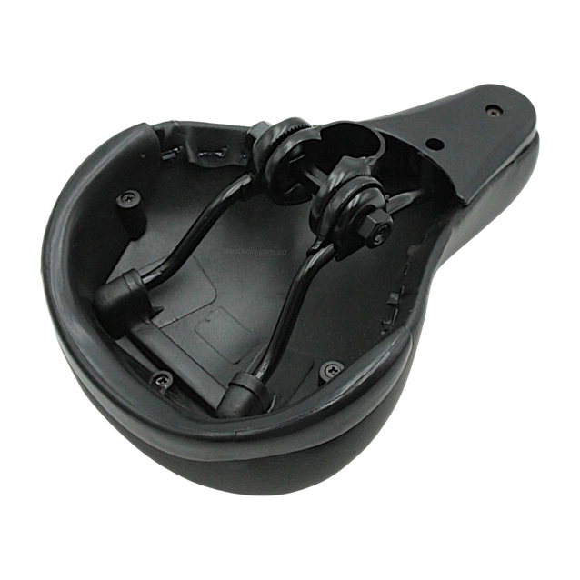 Сідло дитяче №0617 VIPER чорне матове (230-150) фото westvelo.com