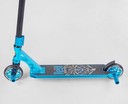 Самокат трюковий Best Scooter «SPIDER» 53480 синій, HIC-система, пеги, AL диск та дека, колеса PU Ø110mm, ширина керма - 60 см фото westvelo.com