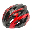 Вело шолом "TK Sport" 074 (56 см) з мигалкою, чорно-червоно-сірий фото westvelo.com