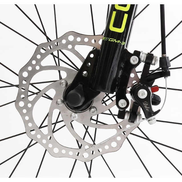 Дитячий велосипед 20 AL Corso «TAYGER»  TG-20831 алюмінієва рама, дискові гальма, чорно-жовтий фото westvelo.com