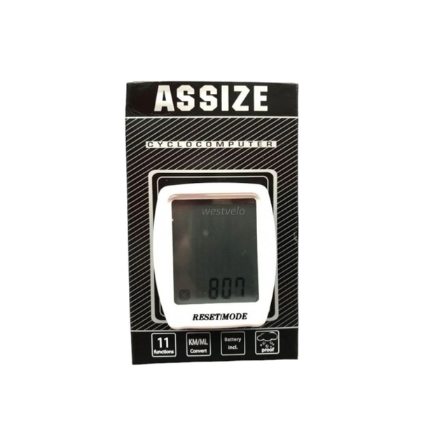 Велокомп'ютер ASSIZE 411 (11 functions) фото westvelo.com