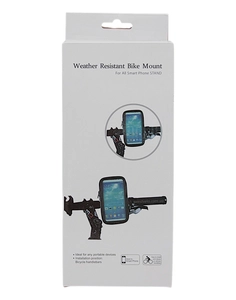 Тримач для телефону,(L) 155х85х30мм на кермо, сенсорна плівка, вологозахисний, швидкознімний, кут повороту 360°