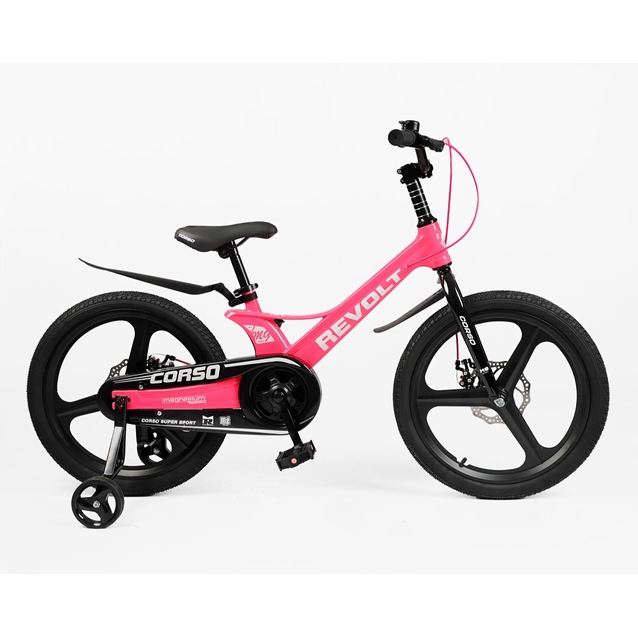 Дитячий велосипед 20 MG Corso «REVOLT» RV-20375 магнієва рама, рожевий фото westvelo.com