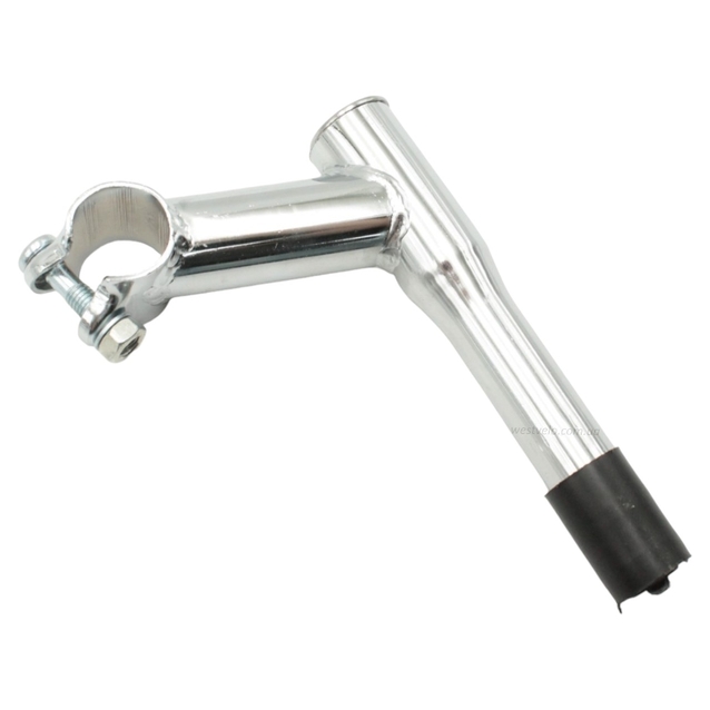 Винос руля мтв сталевий Ø22.2мм. L-150мм. L-85мм. Ø25.4мм. нікель. тип 2 фото westvelo.com