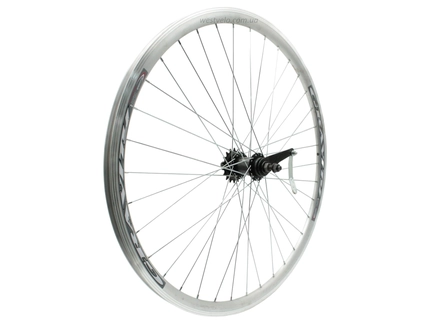 Колесо 28-29 зад, обід 2-ний сірий, втулка. Falcon + к-т