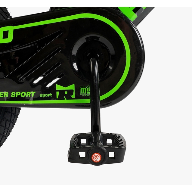 Дитячий велосипед 16 MG Corso «REVOLT» MG-16090, магнієва рама, чорно-салатовий фото westvelo.com