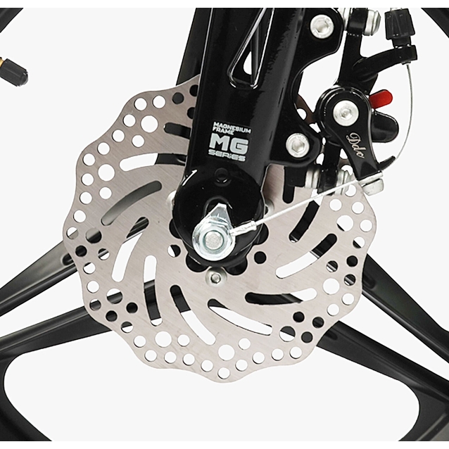 Дитячий велосипед 16 MG Corso «MONTI» MT-16500, магнієва рама, чорно-салатовий фото westvelo.com