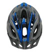 Вело шолом "Carbon" з мигалкою сіро-синій. принт 2 фото westvelo.com