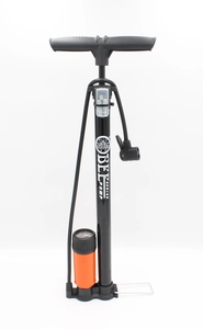 Насос авто з манометром BEE pump MAN металевий чорний, 2-ний наконечник (AV/FV)