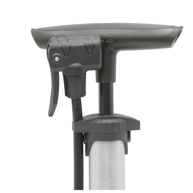 Насос авто B MAN pump, сталевий сірий, 2-ний наконечник (AV/FV) фото westvelo.com