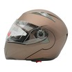 Мото шолом, трансформер (L) (59-60) VLAND 158 бронзовий матовий  з відкидними окулярами фото westvelo.com