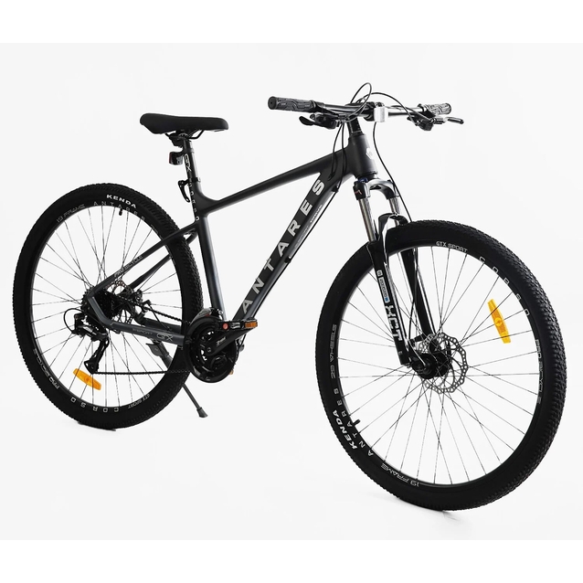 Велосипед 29 AL Corso «ANTARES» AR-29617 алюміній 19", (к-т SHIMANO) сірий фото westvelo.com