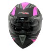Мото шолом, трансформер (S 55-56) F2 158  Fuchsia (рожевий), чорний, матовий з відкидними окулярами фото westvelo.com