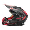 Шолом, закритий крос/ендуро (L) АТV Forsage Rider 031 чорно-червоний матовий з дашком + окуляри фото westvelo.com
