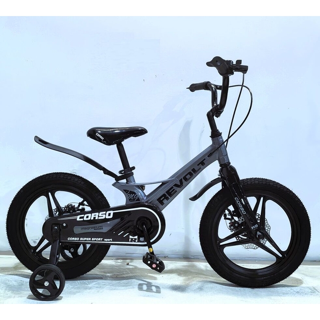 Дитячий велосипед 16 MG Corso «REVOLT» RV-16445, магнієва рама, графітовий фото westvelo.com