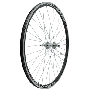 Колесо 28-29 зад, обід 2-ний чорний, втулка ST. на віночках, диск різьба