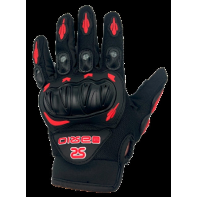 Мото рукавиці (M) "MP-1" SEK WIN, чорно-червоні фото westvelo.com
