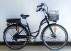 Електровелосипед 28 ST Corso «HARMONY» HM-30647 сталь, двигун 500W, акумулятор 36V 13Ah літієвий, чорно-зелений - БЕЗ КОРЗИНИ фото westvelo.com