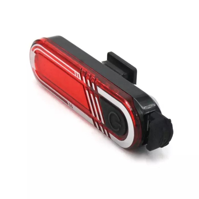 Мигалка usb зад. косі полоси, червона фото westvelo.com
